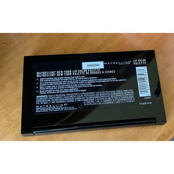 Lot Of 4 MAYBELLINE New York #01 Lip Color Pallet 8 Assorted Colors New - Picture 3 of 3